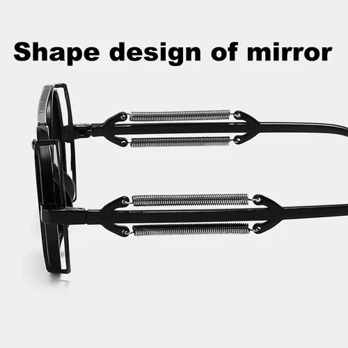 Vista 5 de Jowxsx Red Retro Steampunk Sunglasses Vintage Style Sun Glasses Round Metal Frame Circle Glasses Street Shot Eyewear Unisex Cool Sun Glasses Gifts
