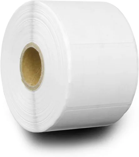 Vista 25 de [1500/rollo 15000 etiquetas = 10 rollos] – Etiquetas térmicas directas de 1.25 x 0.85 pulgadas para etiquetas UPC de código de barras