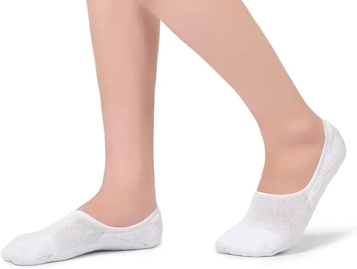 Vista 2 de Leotruny - Calcetines deportivos suaves al tobillo para mujer transpirables suaves absorben el sudor