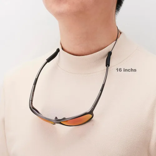 Vista 4 de Correa para Gafas - Correa para Gafas de Sol, Correas para Gafas Sin Cable de Cola, Cordón para Anteojos, Sujetadores de Gafas Alrededor del Cuello