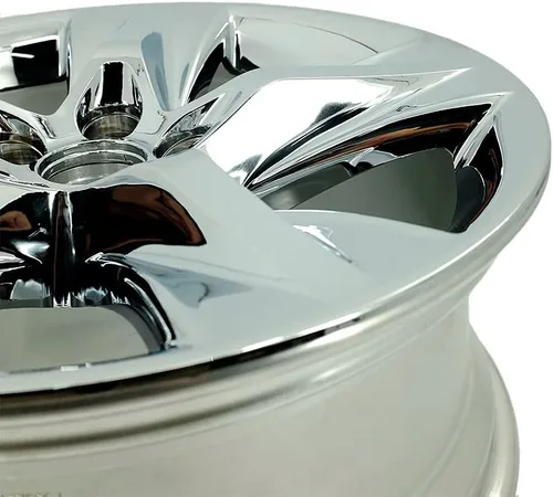 Vista 5 de Juego de 4 ruedas de 19 pulgadas 19 x 7.5 con cubierta cromada para Toyota Highlander 2014-2019 OEM Design Rim de repuesto