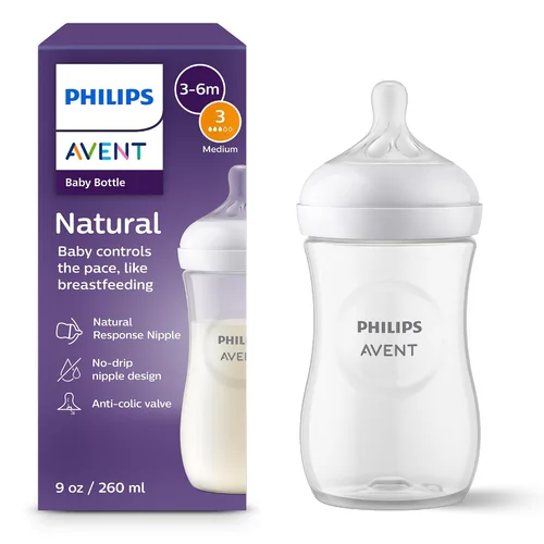 Vista 11 de Philips Avent - Biberón natural con boquilla de respuesta natural, azul, 4 onzas, paquete de 4, SCY900/24