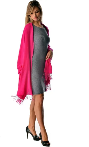 Vista 4 de Cashmere Boutique Chal de cachemira 100% pura para mujer, 36 x 80 pulgadas Angora