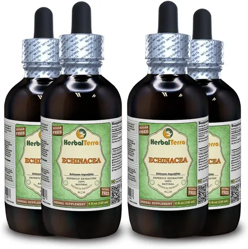 Vista 9 de Tintura de equinácea (Echinacea Angustifolia), extracto líquido de raíz seca, 2 onzas