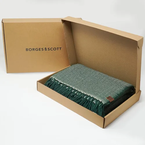 Vista 8 de Borges & Scott Manta 30% Cashmere 70% Merino - Cinnamon HB