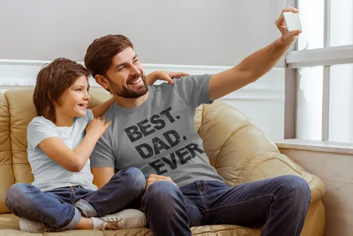Vista 2 de Best Dad Ever, divertida camiseta sarcástica para papá, linda camiseta de broma para hombre, regalos para papá