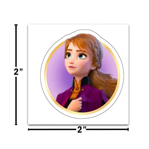 Vista 4 de Disney Frozen Tattoos - Paquete de recuerdos de fiesta ~ 72 tatuajes temporales perforados individuales de 2 x 2 pulgadas para niños y niñas