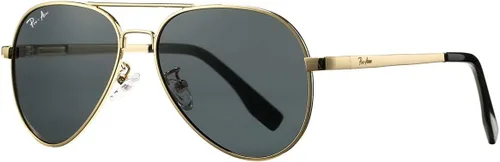 Vista 4 de Pro Acme Gafas de sol polarizadas pequeñas de aviador para niños y jóvenes de 3 a 18 años con dos tamaños 1.969 in 2.047 in