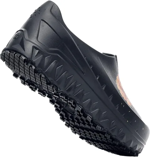Vista 12 de Shoes for Crews Unisex Slip-Resistant Work Clogs - Comfortable, Non-Slip Work Shoes for Men & Women in Food Service, Healthcare, Hospitality - Negro