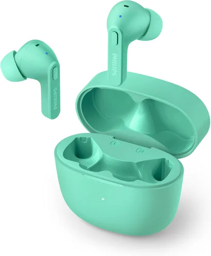Vista 9 de PHILIPS T2206 Auriculares inalámbricos con resistencia al agua IPX4 y estuche de carga súper pequeño Blanco ártico