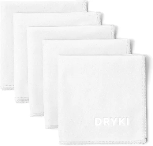 Vista 12 de DRYKI Pocket-Sized Sweat Towels - Original Sweat Absorbing Handkerchiefs Negro