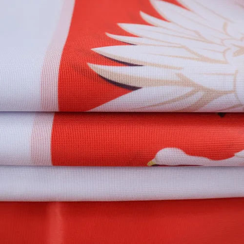 Vista 3 de Bandera de Polonia con águila 3' x 5' Uso externo - Banderas polacas de escudo de armas 35.4 x 59.1 in - Banner 3x5 ft Tejido Poliéster con anillos