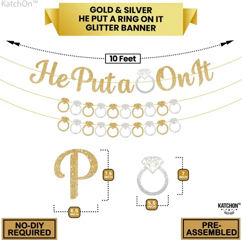 Vista 2 de Cartel con texto en inglés «He Put a Ring On It» con texto en inglés «He Put A Ring On It» con texto en inglés «He Put A Ring On It» con texto