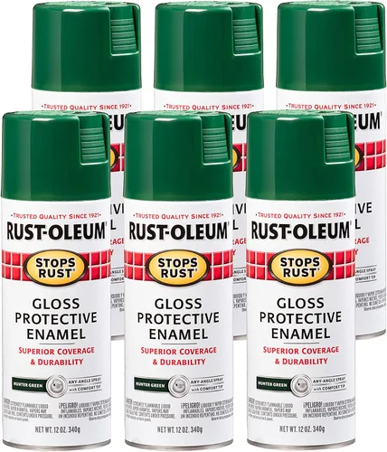 Vista 52 de Rust-Oleum 7776830 - Pintura en aerosol para prevención del óxido, 12 onzas, negro plano