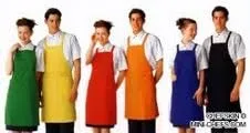 Vista 2 de CHEFSKIN Delantal para adultos, tela de poliéster súper ligera