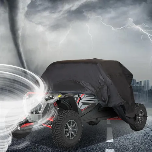 Vista 5 de munirater Cubierta UTV de 2 plazas de repuesto para Polaris General 1000 Limited Deluxe QuadGear UTV cubierta de almacenamiento de lujo