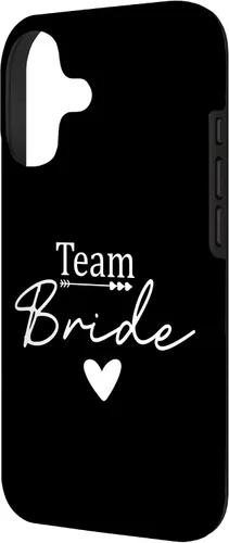 Vista 2 de Team Bride Wedding Party Bridesmaid Bachelorette Party 2027 Case for iPhone 17