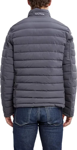 Vista 14 de Chaqueta Nautica de hombres elastizada Reversible peso medio