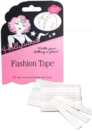 Vista 7 de Hollywood Fashion Secrets Cinta de moda de doble palo, 18 tiras x 1 paquete