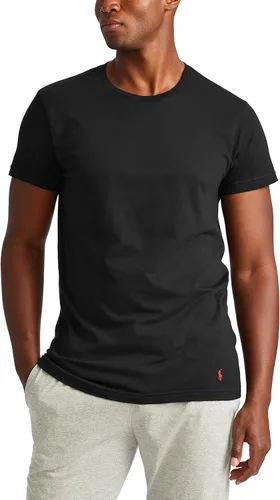 Vista 2 de POLO RALPH LAUREN Camisetas de algodón de ajuste clásico para hombre, paquete de 3