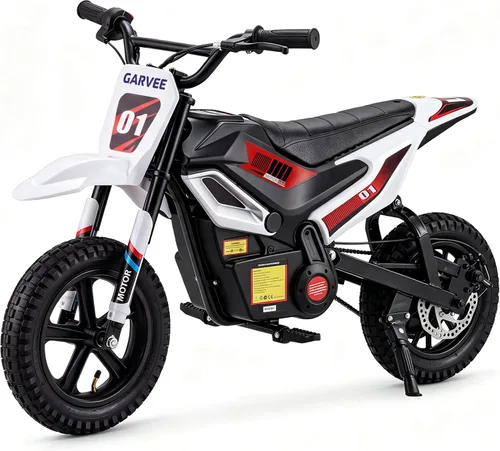 Vista 12 de Garvee Bicicleta de cross eléctrica de 24 V para niños de 5 +, 12 MPH Greena