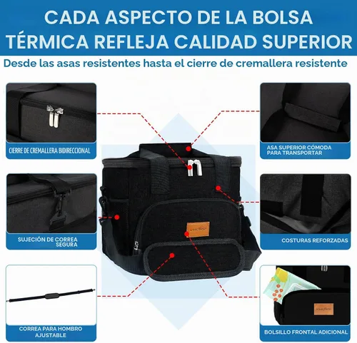 Vista 3 de Portable Soft Cooler Bag - 24/60 Can Insulated Camping Cooler
