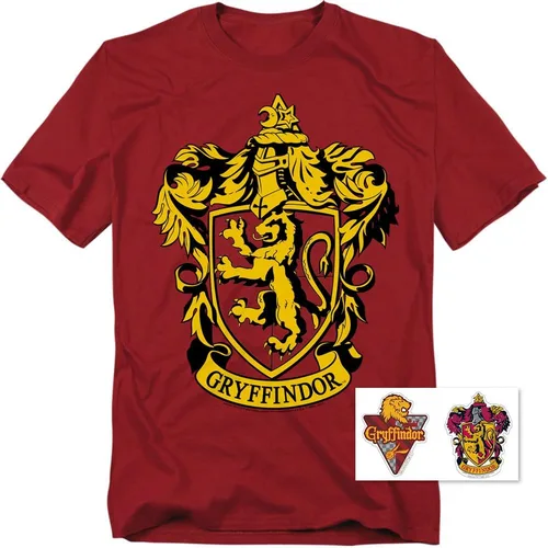 Vista 3 de Harry Potter Gryffindor Crest Adult Unisex T Shirt - Collection