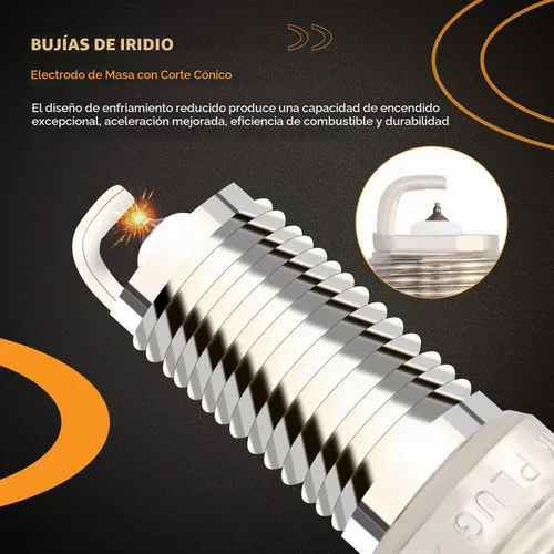 Vista 4 de Paquetes de bobinas de encendido UF624 y bujías aptas para Honda Pilot 3.5L
