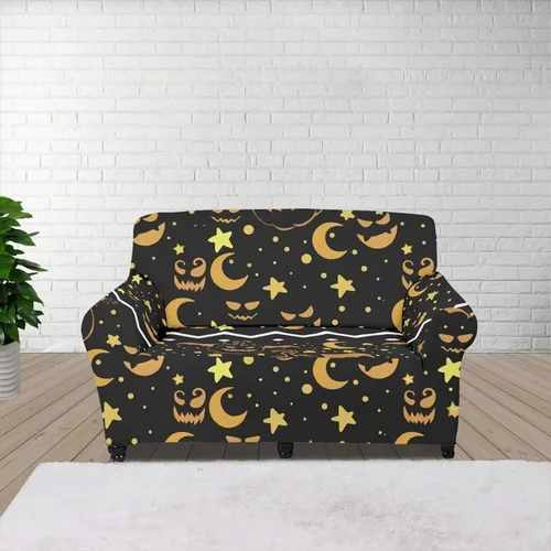 Vista 60 de Funda de sofá con diseño de árbol de bandera estadounidense para sofás y sofás, decoración navideña, funda antideslizante para sofá de 1 cojín