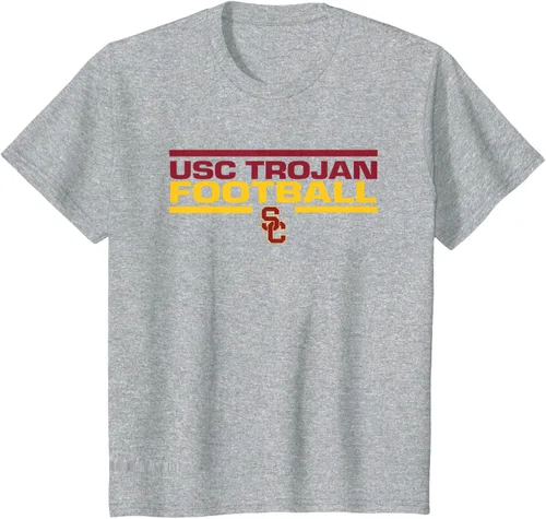 Vista 8 de Camiseta con licencia oficial de USC Trojans Football Tackle, Negro