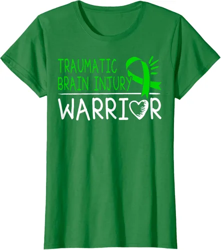 Vista 33 de Camiseta de lesión intracraneal - Camiseta de conciencia TBI, Negro, S