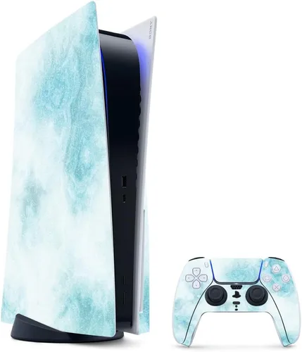 Vista 53 de MightySkins - Skin para juegos con purpurina brillante para PS5 y PlayStation 5, ágata amatista, acabado duradero con purpurina de alto brillo