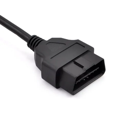 Vista 3 de iKKEGOL Cable de extensión de diagnóstico de 5 pies, 150cm, 4.9 ft, OBD-II, OBD2, 16 pines, adaptador de cable de diagnóstico (paquete de 2)