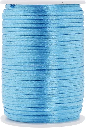 Vista 58 de Mandala Crafts Cordón de satén de cola de rattail de 0.02 in para nudos chinos de macramé