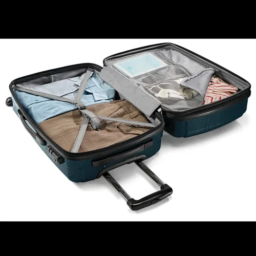Vista 119 de Samsonite Winfield 2 Equipaje rígido con ruedas giratorias, Azul profundo, Juego de 3 piezas (20/24/28)