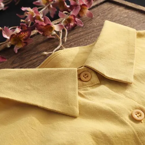 Vista 67 de Long Sleeve Shirts for Women Spring Summer Dressy Casual Button Down Plus Size Tops Office Work Blouses