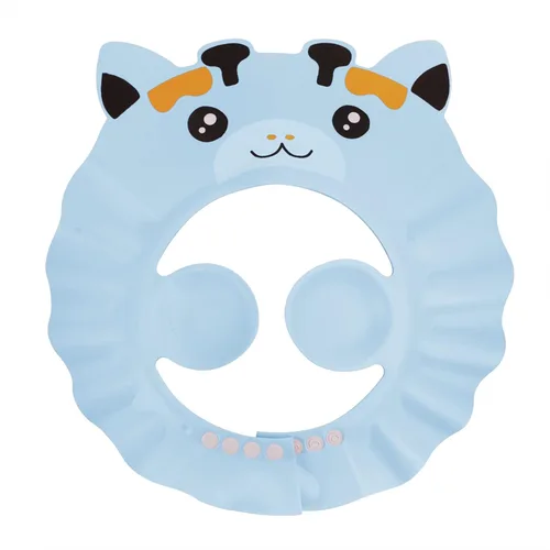 Vista 9 de 2 piezas de gorro de ducha para bebé, sombrero de baño ajustable para bebés, protección para orejas de baño, protección para la cabeza, champú