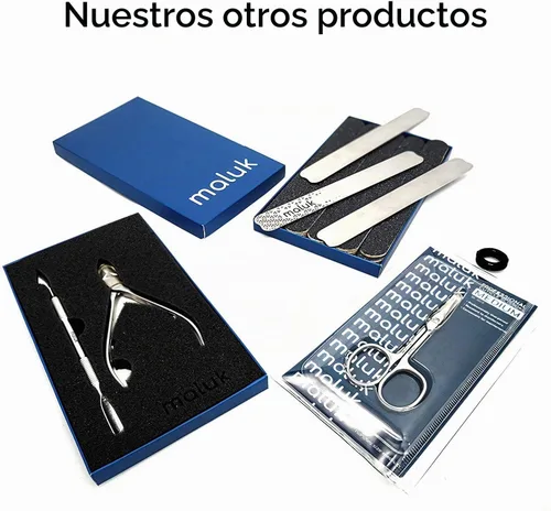Vista 9 de Tijeras profesionales para cutículas Maluk, grandes