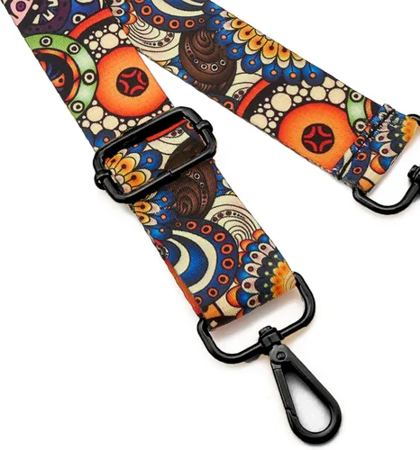 Vista 134 de ZOOEASS Hebillas de níquel Correa ancha para el hombro ajustable de repuesto para cinturón de pistola, hebilla de guitarra estilo bandolera