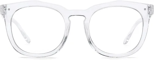Vista 3 de Pro Acme Clásico Vintage Hexagonal Sin Receta Claro Gafas Marco para Mujeres y Hombres
