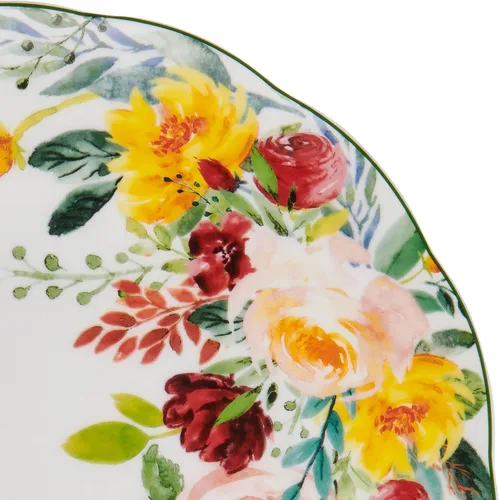 Vista 3 de Mikasa Clara Bone - Vajilla ligera de porcelana de 16 piezas, resistente a las astillas, servicio para 4