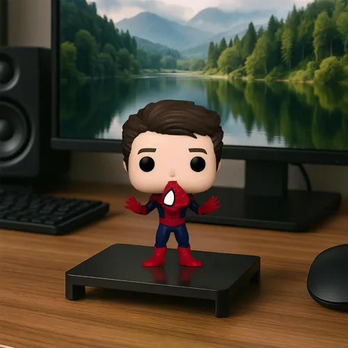 Vista 2 de Funko Marvel Spider-Man No Way Home POP Exclusivo Spider-Man Desenmascarado