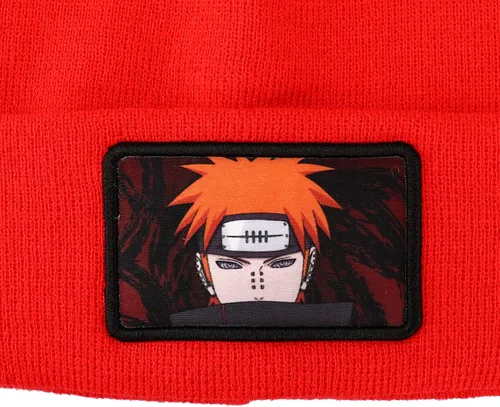 Vista 2 de Naruto Akatsuki Pain - Gorro de puño rojo, Rojo, talla única