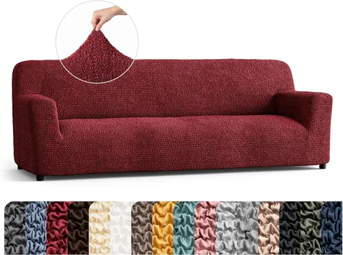 Vista 46 de PAULATO BY GA.I.CO. Funda para Silla - Funda para Sillón - Funda para Sillón - Funda de Tela Suave - Protector de Muebles Elegante de Ajuste Ceniza