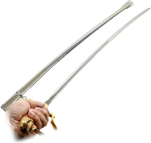 Vista 3 de Espadas alemanas oficiales Katana espada templada completa pieza histórica