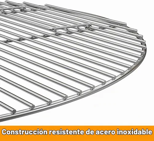 Vista 3 de onlyfire Rejilla de acero inoxidable para hogueras Rejilla de barbacoa
