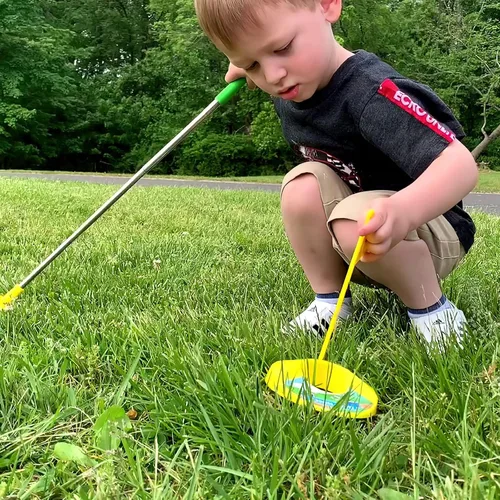 Vista 5 de Liberry Juego de golf para niños pequeños, palos de golf retráctiles para niños de 3, 4, 5, juegos deportivos para interiores y exteriores, regalo