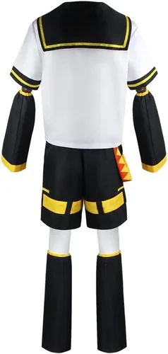 Vista 2 de Disfraz de cosplay de anime, traje de uniforme de cosplay de anime, peluca de Halloween para hombres