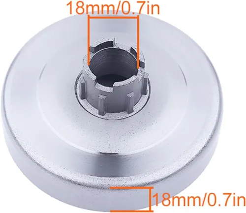 Vista 2 de Kit de rodamientos de piñón de llanta de tambor de embrague 3/8-7T para Husqvarna 3120 394XP 395XP 3120XP Jonsered 2094 2095 motosierra 503701501