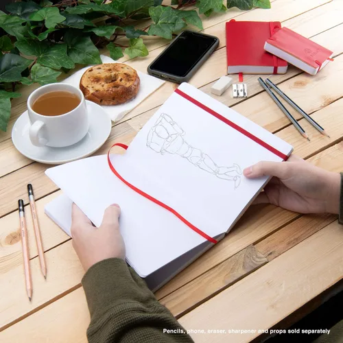 Vista 5 de Cuaderno de bocetos Travelers Dot Grid Pentalic Art, libre de ácidos